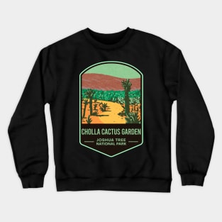 Cholla Cactus Garden Joshua Tree National Park Crewneck Sweatshirt